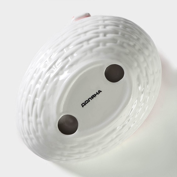 Салатник Доляна «Зайка», 430 мл, 18×14×11 см, цвет розовый Салатник Доляна «Зайка», 430 мл, 18×14×11 см, цвет розовый