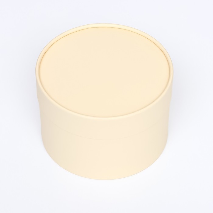 Подарочная коробка Подарочная коробка "Крема" кремовая,завальцованная без окна, 16х10,5 см