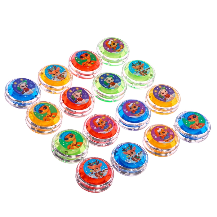 Йо-Йо &laquo;Веселый Новый год&raquo;, змейка, d= 5,5 см