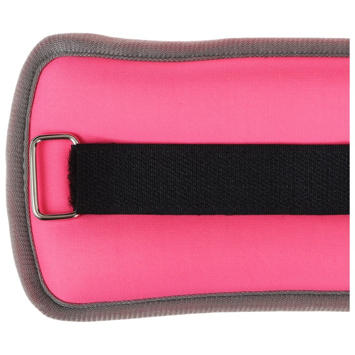 Утяжелители неопреновые ONLYTOP, 2 шт. х 0,5 кг, цвет розовый Утяжелители неопреновые ONLYTOP, 2 шт. х 0,5 кг, цвет розовый