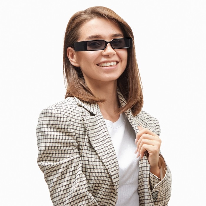 Очки солнцезащитные Очки солнцезащитные "OneSun", uv 400, дужка 14.5 см, ширина 14 см, линза 2.4 х 5.3 см