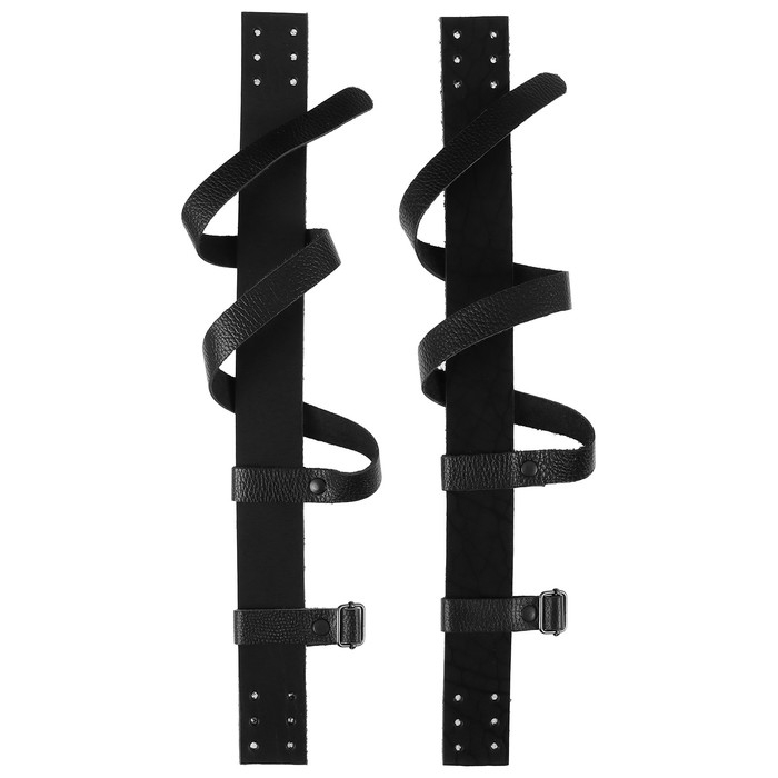 Крепления лыжные охотпромысловые с носковыми и пяточными ремнями