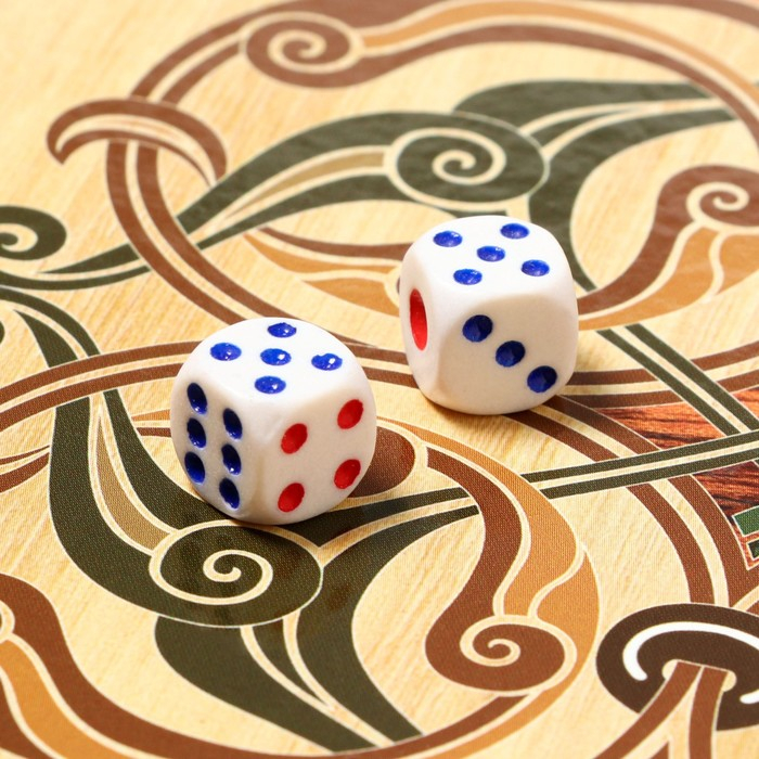 Нарды деревянные большие, настольная игра Нарды деревянные большие, настольная игра "Медведь", 40 х 40 см, с шашками