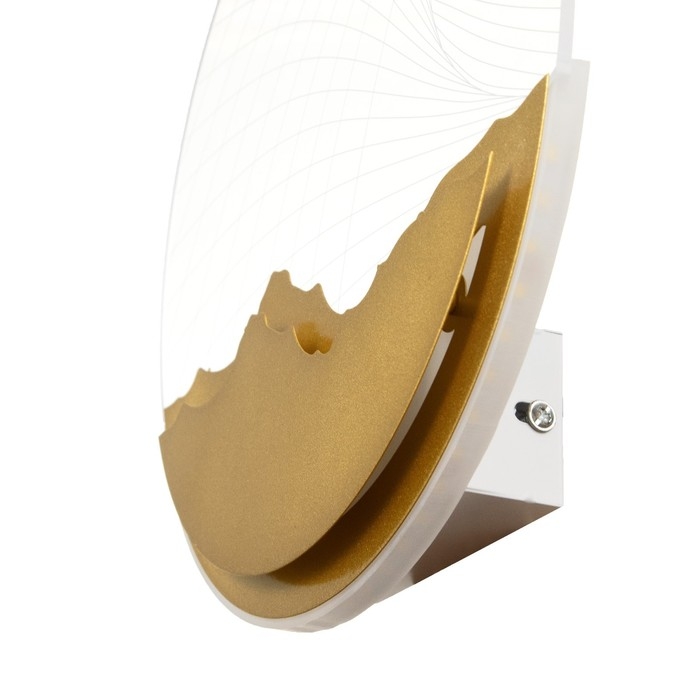 Бра "Планета" LED 20Вт 4000К золото 24х24х4 см