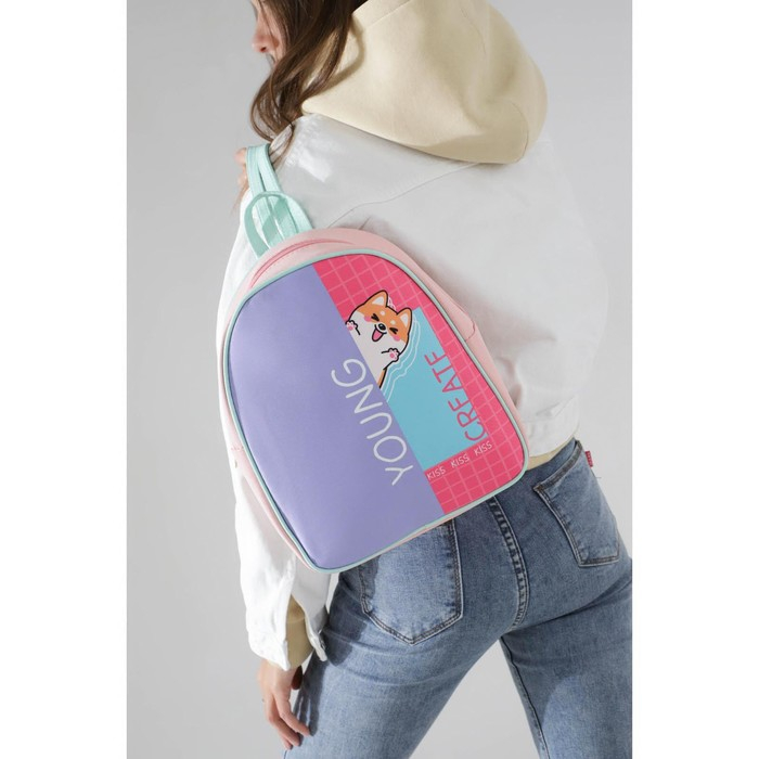 Рюкзак школьный молодёжный Young create, 27х10х23 см Рюкзак школьный молодёжный Young create, 27х10х23 см
