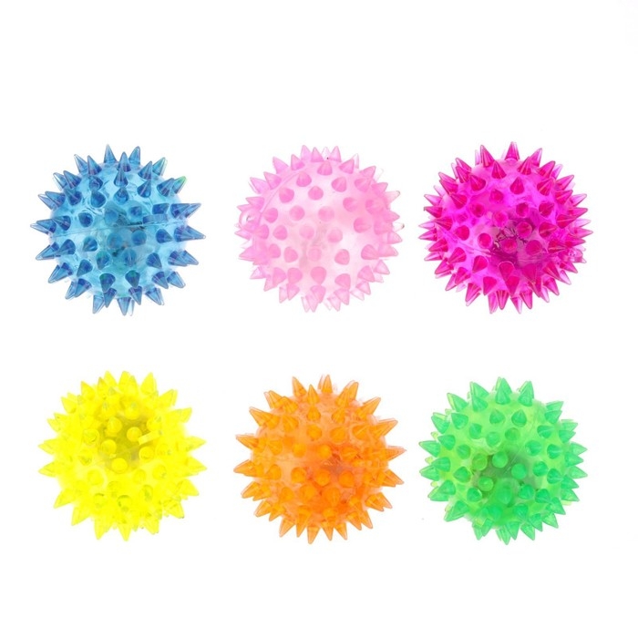 Мяч детский резиновый световой «Дино», цвета МИКС, в шоубоксе Мяч детский резиновый световой «Дино», цвета МИКС, в шоубоксе