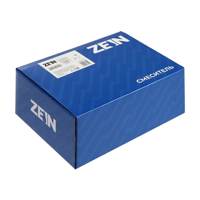 Смеситель для ванны ZEIN Z2746, излив 13 см, картридж 35 мм, с душевым набором, белый Смеситель для ванны ZEIN Z2746, излив 13 см, картридж 35 мм, с душевым набором, белый