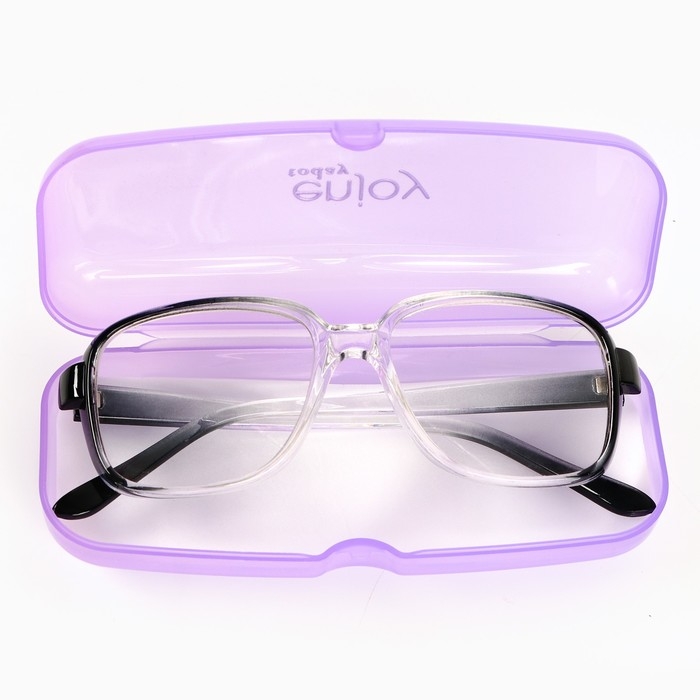 Футляр для очков Enjoy, фиолетовый, 15,5 х 5,2 х 3,5 см Футляр для очков Enjoy, фиолетовый, 15,5 х 5,2 х 3,5 см