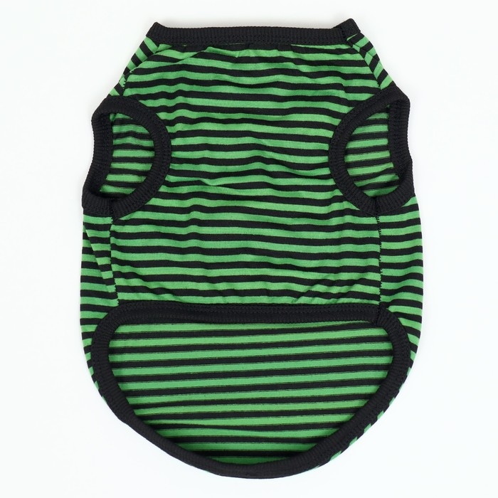 Майка для животных, L (ДС 33, ог 44, ош 28 см), зелёная Майка для животных, L (ДС 33, ог 44, ош 28 см), зелёная