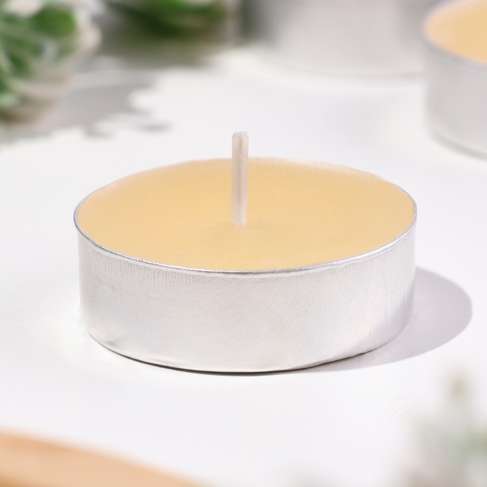 Свечи чайные ароматизированные Свечи чайные ароматизированные "Жасмин" в подарочных коробках, 18 шт