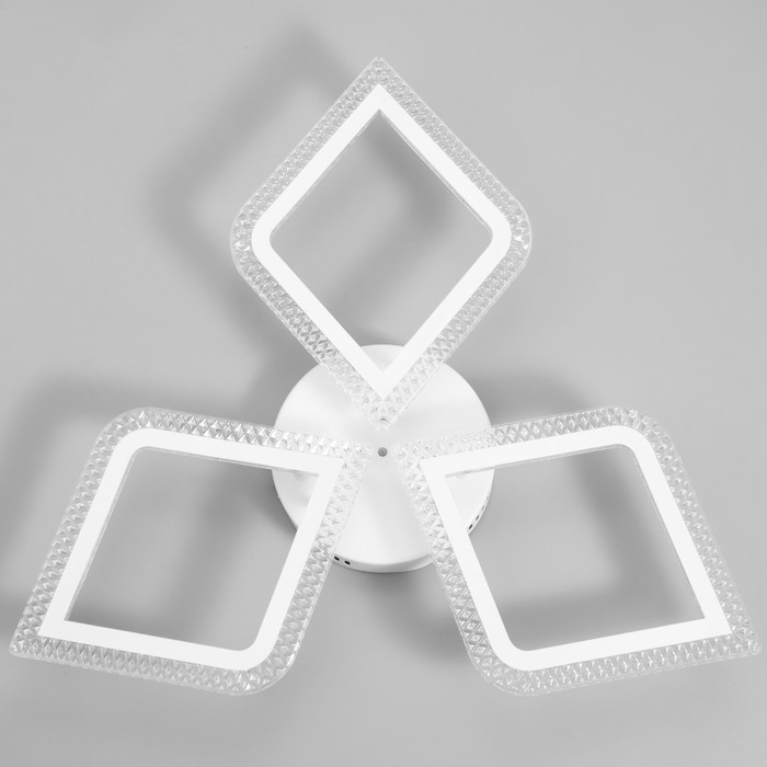 Люстра светодиодная дим. LOSANGA ДУ 3 реж. , 72Вт белый Ø71.5х7.5см Ritter Люстра светодиодная дим. LOSANGA ДУ 3 реж. , 72Вт белый Ø71.5х7.5см Ritter