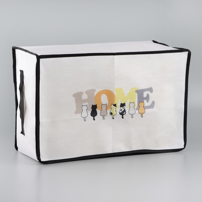 Органайзер для хранения белья, кофр с pvc-окном «HOME», 43 х 28,5 х 20 см. Органайзер для хранения белья, кофр с pvc-окном «HOME», 43 х 28,5 х 20 см.