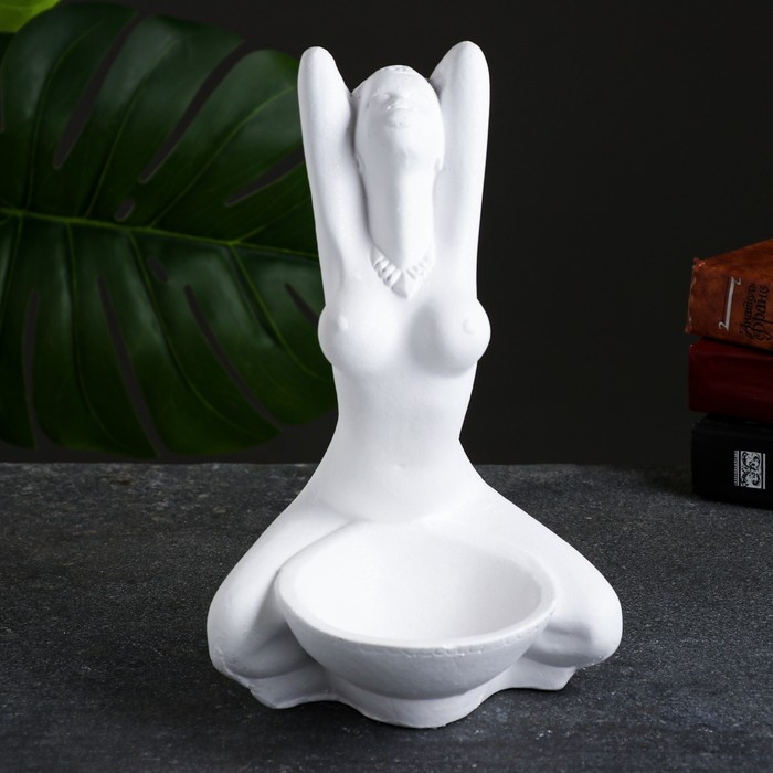 Подставка Подставка "Мулатка" белая 26х16х14см