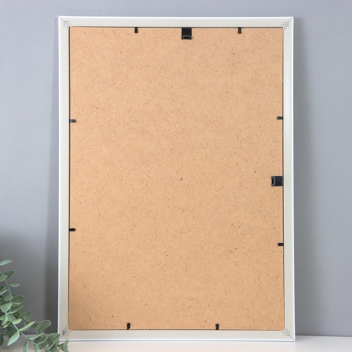 Фоторамка пластик Фоторамка пластик "МИРАМ" 29.7х42 см, (A3) белый (пластиковый экран)