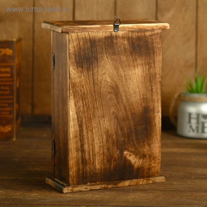 Ключница Ключница "Бабочка" дерево, светлая 28,5*21*9 см