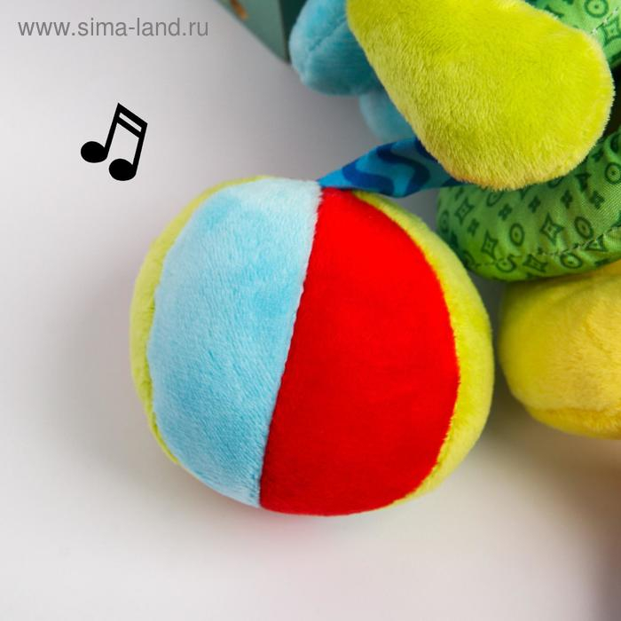 Растяжка - спираль с игрушками дуга на коляску / кроватку для малышей 0+ «Обезьянка яркая», Крошка Я Растяжка - спираль с игрушками дуга на коляску / кроватку для малышей 0+ «Обезьянка яркая», Крошка Я