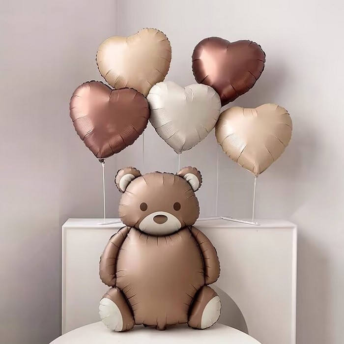 Шар фольгированный 35 Шар фольгированный 35" «Милый мишка»