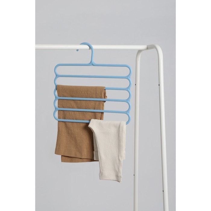 Плечики - вешалки для брюк и юбок Доляна, многогуровневая, 33×33 см, цвет МИКС Плечики - вешалки для брюк и юбок Доляна, многогуровневая, 33×33 см, цвет МИКС