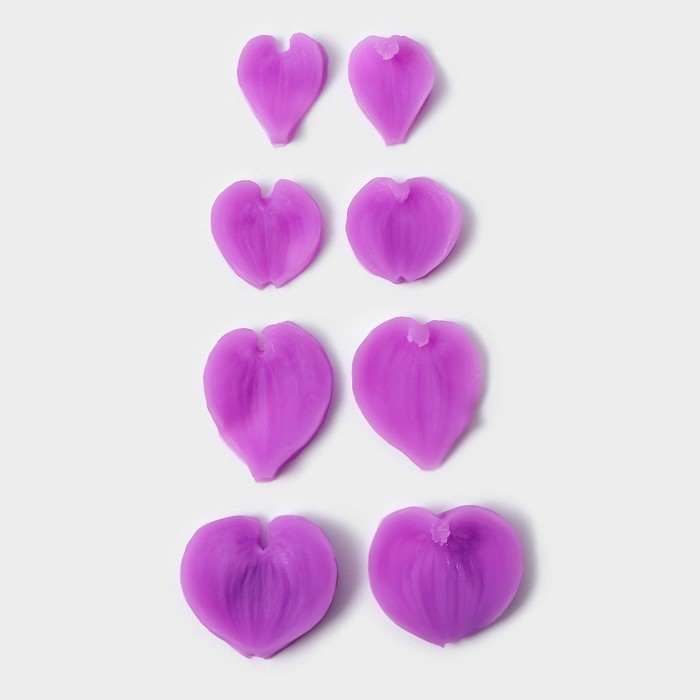 Набор молдов «Листья», силикон, 4 пары, цвет МИКС Набор молдов «Листья», силикон, 4 пары, цвет МИКС