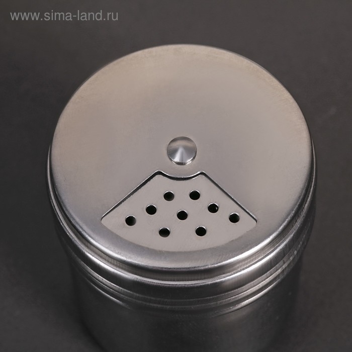 Солонка из нержавеющей стали «Элиас», 150 мл, 5,4×7,5 см Солонка из нержавеющей стали «Элиас», 150 мл, 5,4×7,5 см