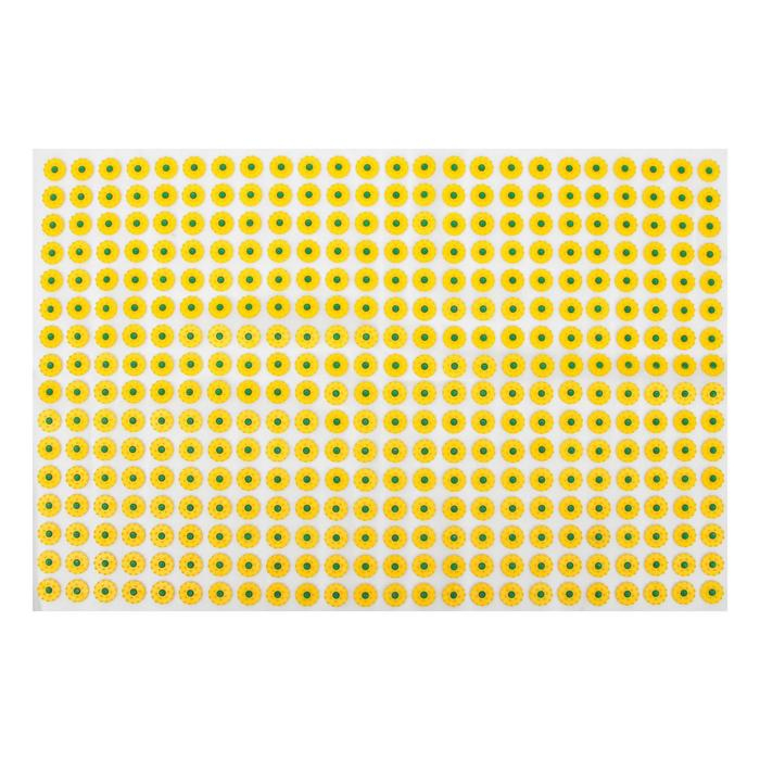 Аппликатор Аппликатор "Кузнецова", 384 колючки, спанбонд, 50 х 75 см, жёлтый.