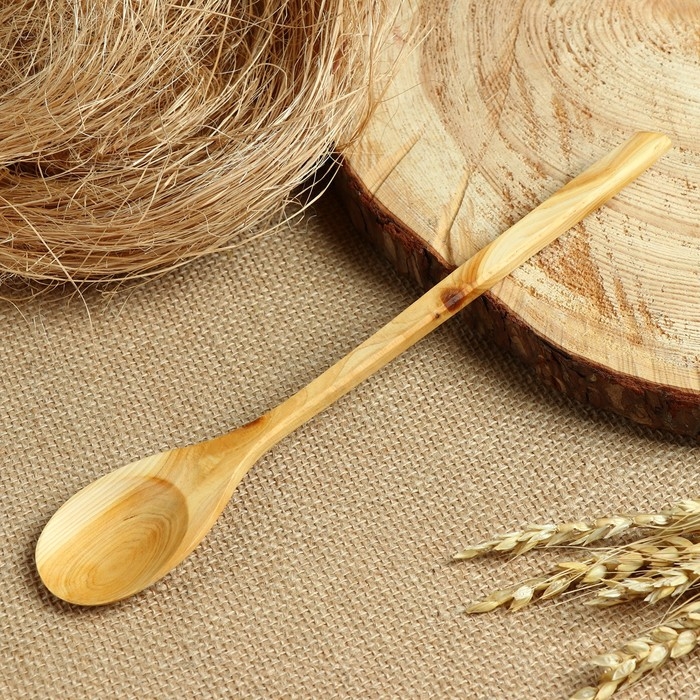 Ложка для сковородки, можжевельник, 26 см, Ложка для сковородки, можжевельник, 26 см,