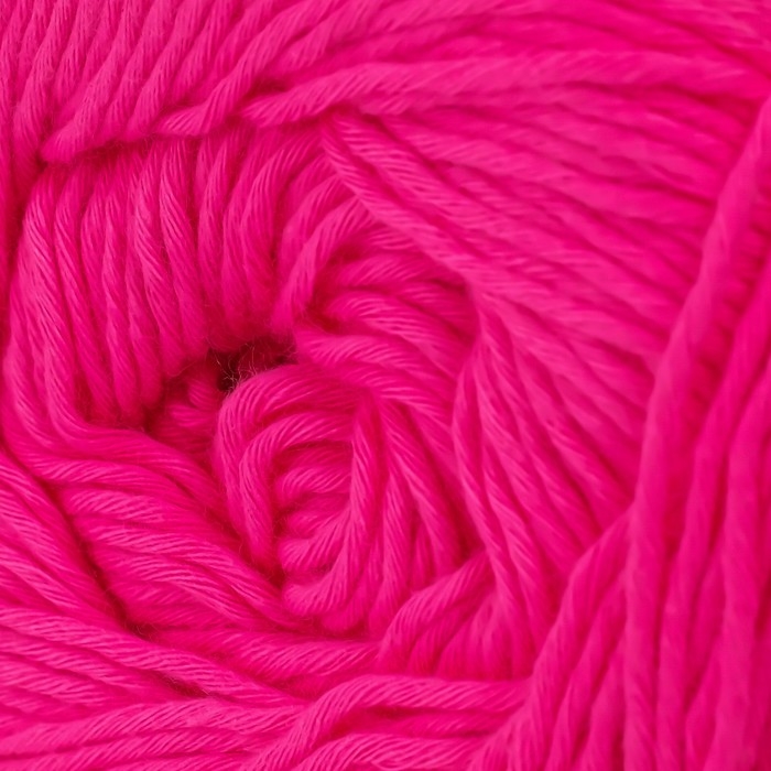 Пряжа Пряжа "Bouquet Unicolor" 100% хлопок 200м/100г (3216 ярк.розовый)