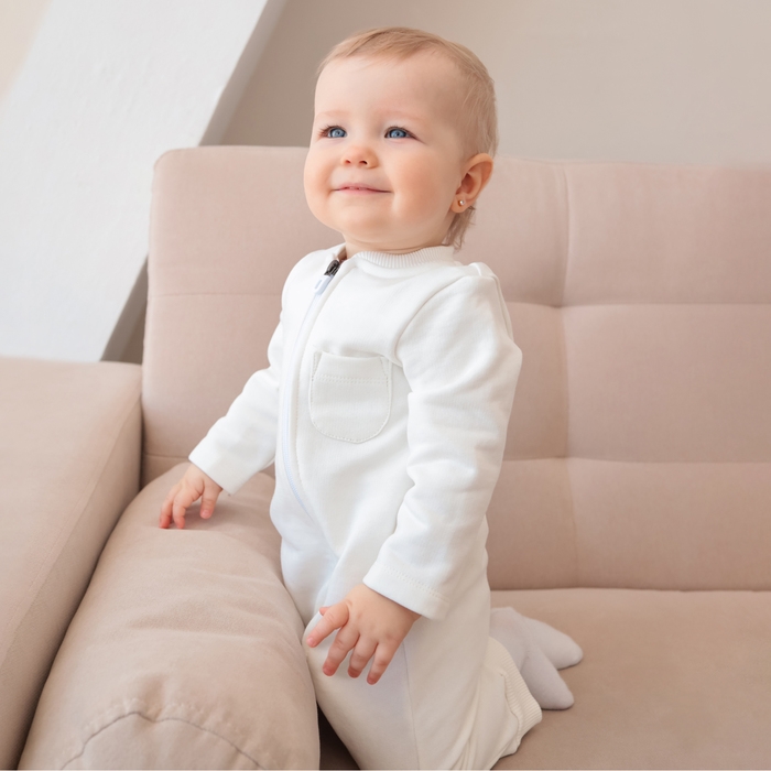 Комбинезон детский MINAKU цвет экрю, рост 56-62 см Комбинезон детский MINAKU цвет экрю, рост 56-62 см