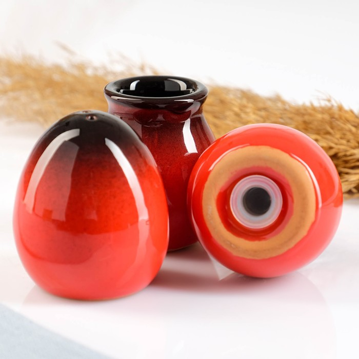 Набор для специй  Набор для специй "Премиум Кватро" 5 предметов, красный