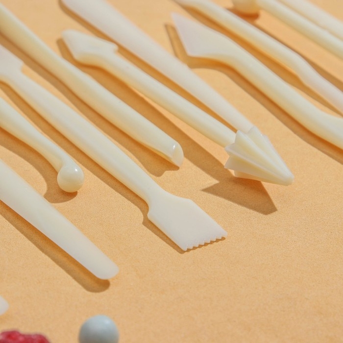 Набор для моделирования кондитерских украшений Доляна, 12 шт, цвет МИКС Набор для моделирования кондитерских украшений Доляна, 12 шт, цвет МИКС