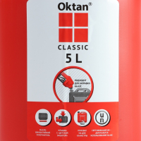 Канистра ГСМ Oktan CLASSIK, 5 л, пластиковая, красная