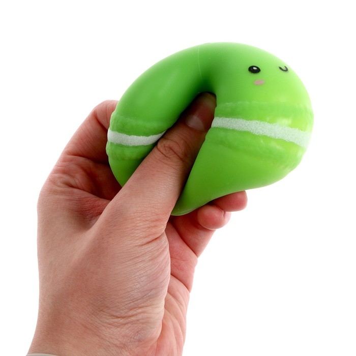 Мялка «Макарун» с пастой, цвета МИКС Мялка «Макарун» с пастой, цвета МИКС