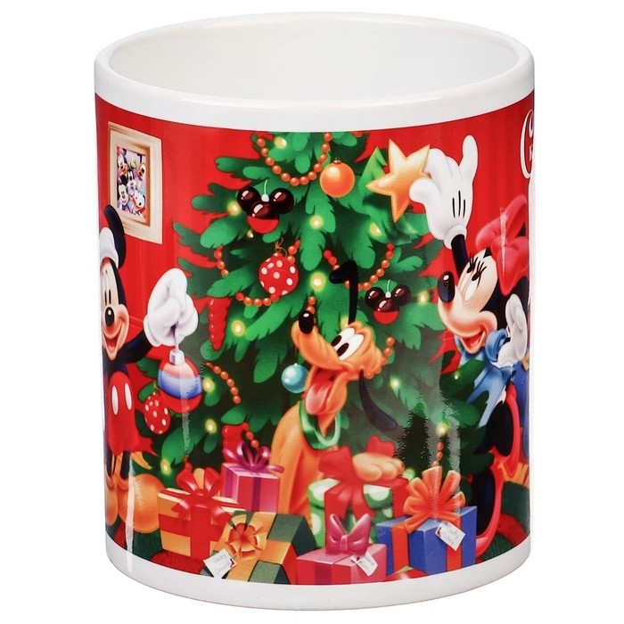 Кружка керамическая Кружка керамическая "С Новым годом!" 320 мл, Микки Маус