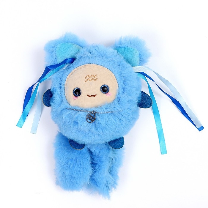 Мягкая игрушка «Создай своё украшение», знак зодиака: Водолей, 16 см Мягкая игрушка «Создай своё украшение», знак зодиака: Водолей, 16 см