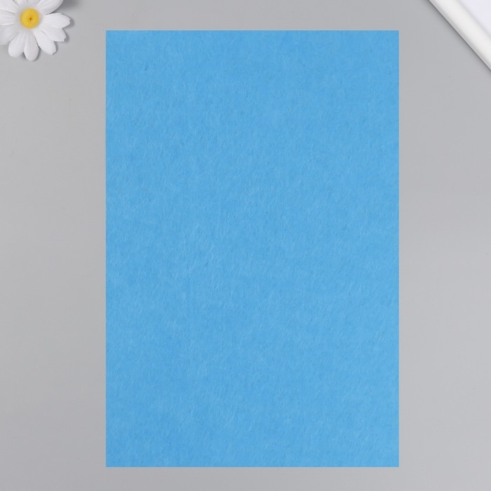 Фетр жесткий 1 мм Фетр жесткий 1 мм "Небесная лазурь" набор 10 листов формат А4