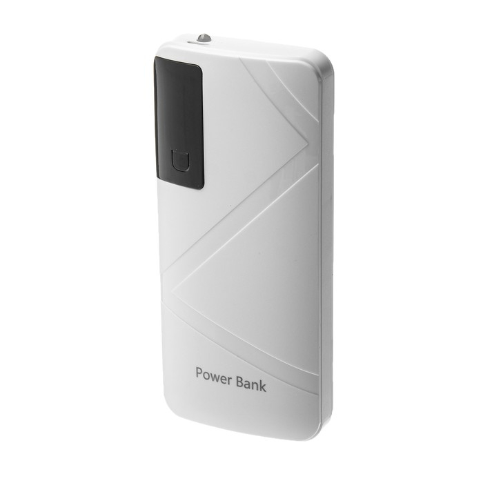 Внешний аккумулятор Luazon модель PB-05, 6000 мАч, 3хUSB, 2 А, дисплей, фонарик, белый Внешний аккумулятор Luazon модель PB-05, 6000 мАч, 3хUSB, 2 А, дисплей, фонарик, белый