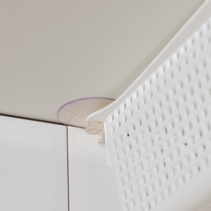 Корзина для хранения подвесная &laquo;Лофт&raquo;, 29&times;26&times;11 см, цвет белый