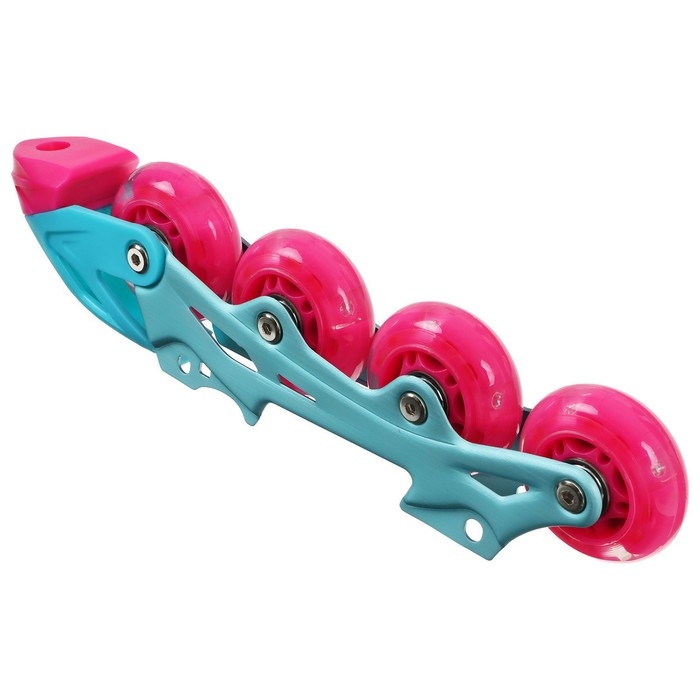 Коньки детские раздвижные Snow Cat, с роликовой платформой, р. 34-37 Коньки детские раздвижные Snow Cat, с роликовой платформой, р. 34-37