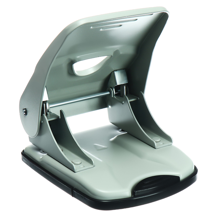 Дырокол пластиковый 45 листов, Attomex, серый Дырокол пластиковый 45 листов, Attomex, серый