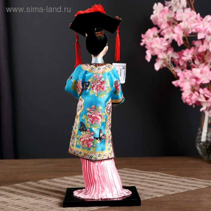 Кукла коллекционная Кукла коллекционная "Китаянка в национальном платье с письмом" 32х12,5х12,5 см