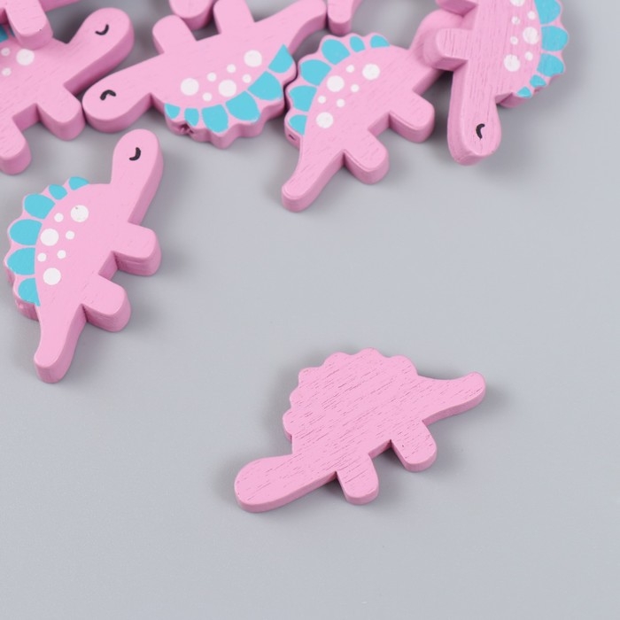 Декор для творчества дерево Декор для творчества дерево "Динозаврики" набор 10 шт 3,4х1,8 см