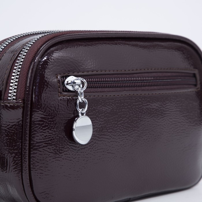 Сумка кросс-боди на молнии, цвет бордовый Сумка кросс-боди на молнии, цвет бордовый