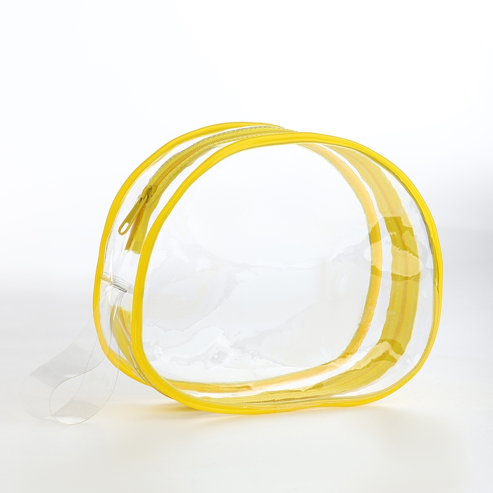 Косметичка на молнии, цвет жёлтый Косметичка на молнии, цвет жёлтый