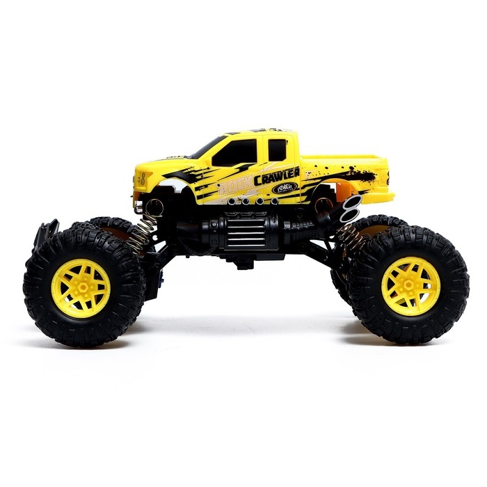 Джип радиоуправляемый «Пикап», 1:18, работает от батареек, цвет жёлтый Джип радиоуправляемый «Пикап», 1:18, работает от батареек, цвет жёлтый