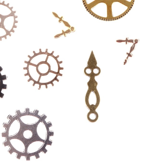 Декор для творчества «Античные шестерни» вес 50 г, размер 1 шт. — 0,5-3 см Декор для творчества «Античные шестерни» вес 50 г, размер 1 шт. — 0,5-3 см