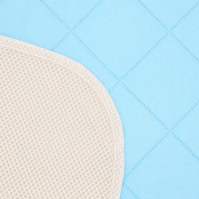 Пелёнка для животных многоразовая впитывающая, 60 х 50 см, голубой Пелёнка для животных многоразовая впитывающая, 60 х 50 см, голубой