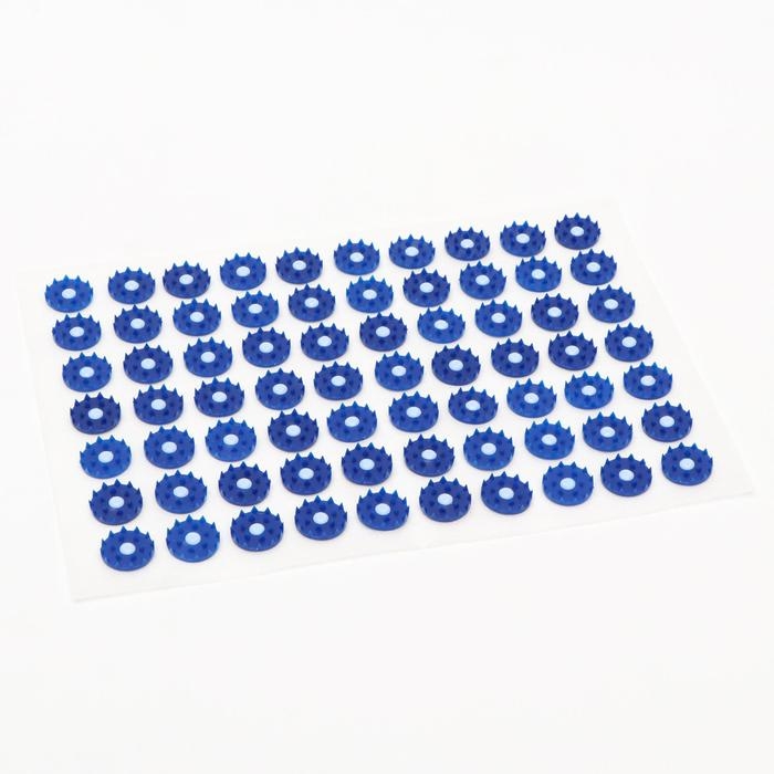 Аппликатор Аппликатор "Кузнецова", 70 колючек, спанбонд, 23 х 32 см, синий.