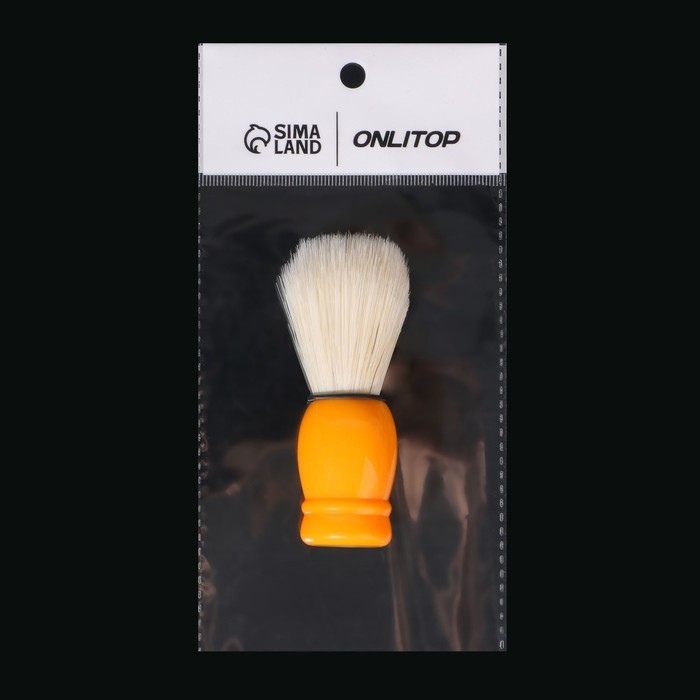 Помазок для бритья, пластиковый, цвет МИКС Помазок для бритья, пластиковый, цвет МИКС