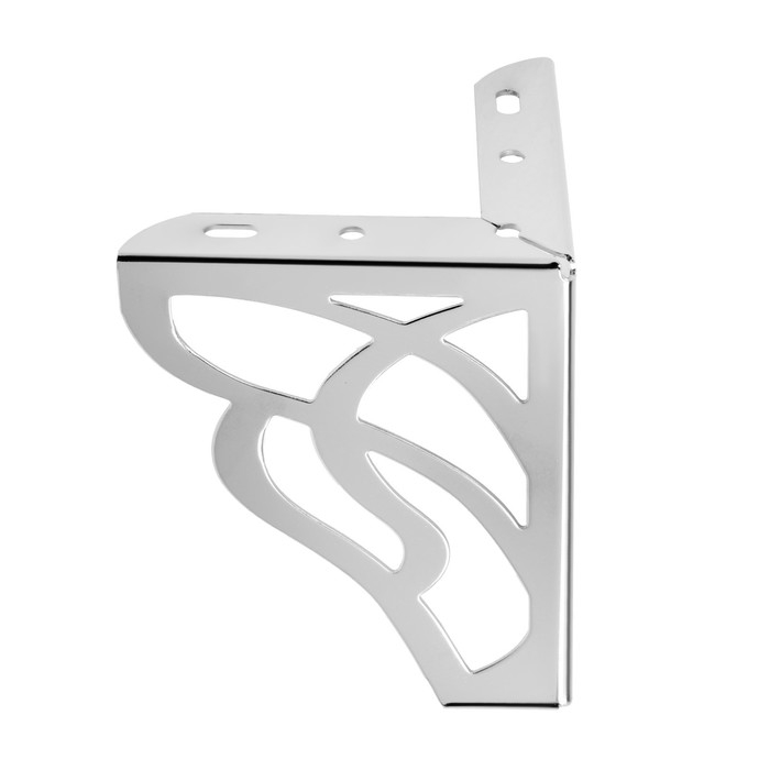 Опора мебельная CAPPIO резная OP02, h=130 мм.10*10мм, цвет хром Опора мебельная CAPPIO резная OP02, h=130 мм.10*10мм, цвет хром