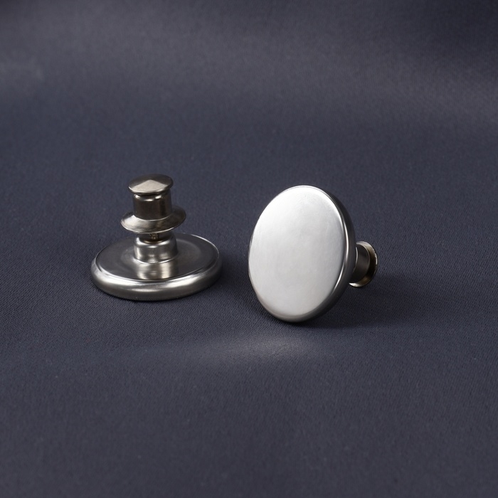 Подхват для штор «Магнитная кнопка», на прокол, d=2 см, 2 шт Подхват для штор «Магнитная кнопка», на прокол, d=2 см, 2 шт